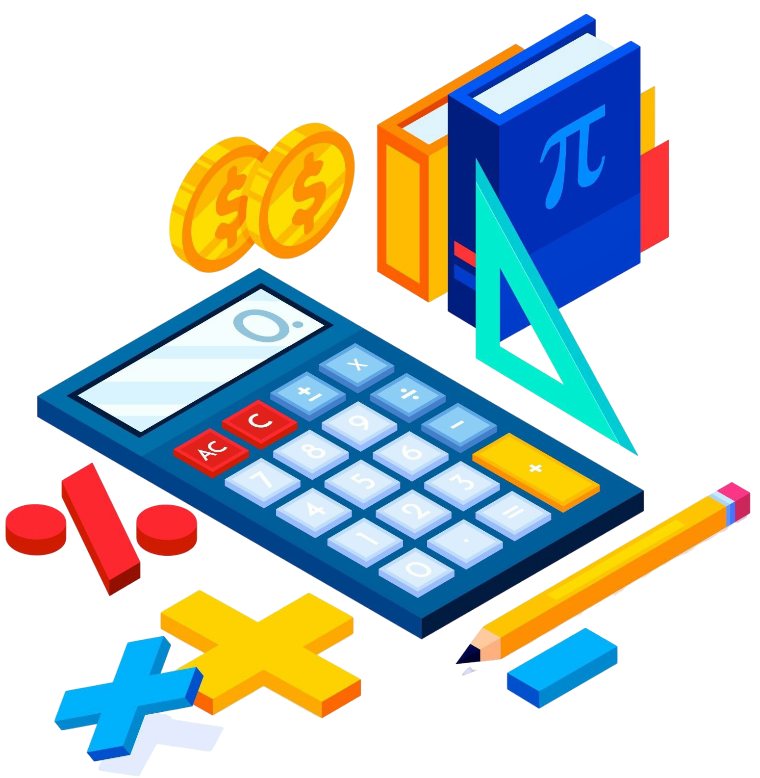 Calculator illustration
